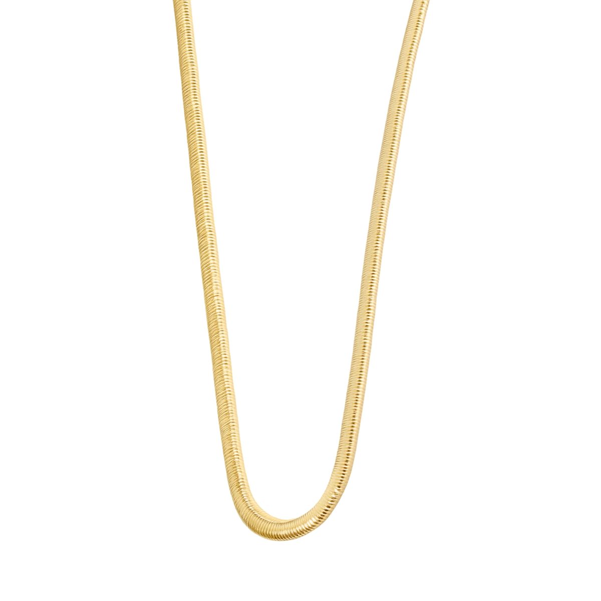 JB JOYAS BARON - Collar de Plata Esterlina 925 Snake revestido en Oro 18kt