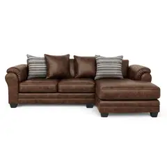 AMERICA DECORA - Sofá Seccional 4 Cuerpos XL Con Resorte Estructural Grandón Envejecido