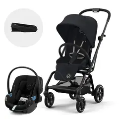 CYBEX - Coche Travel System Eezy Twist+ BLK MGB + Aton G + Base