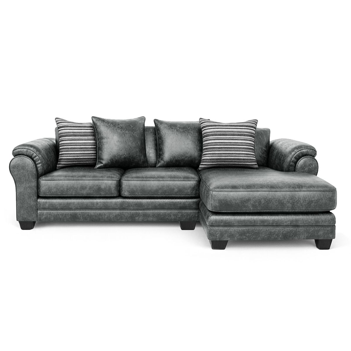 AMERICA DECORA - Sofá Seccional 4 Cuerpos XL Con Resorte Estructural Grandón Envejecido