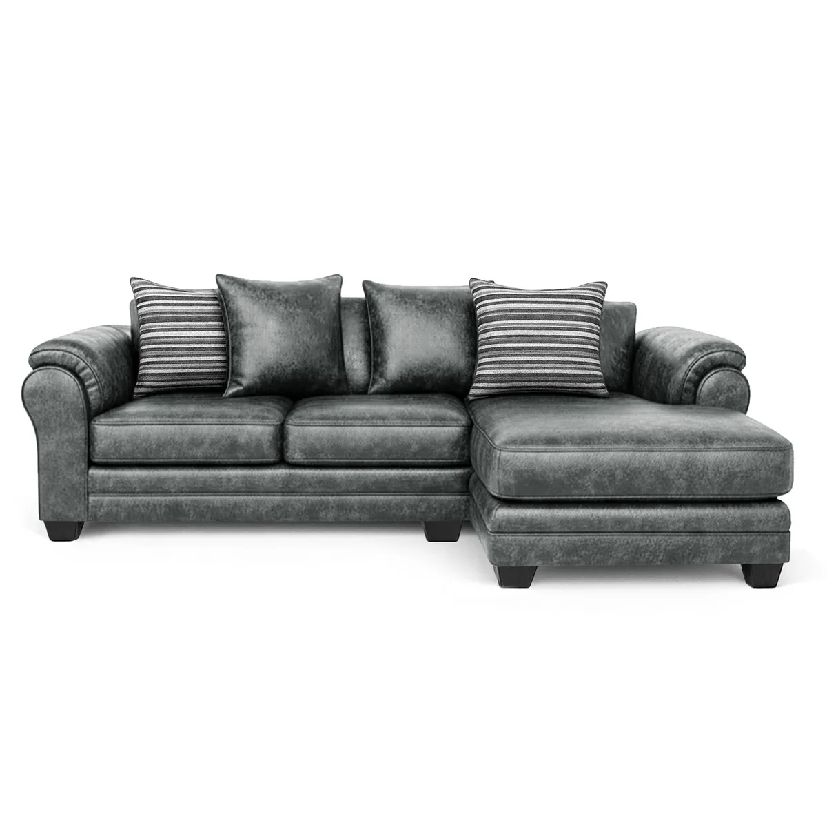 AMERICA DECORA - Sofá Seccional 4 Cuerpos XL Con Resorte Estructural Grandón Envejecido