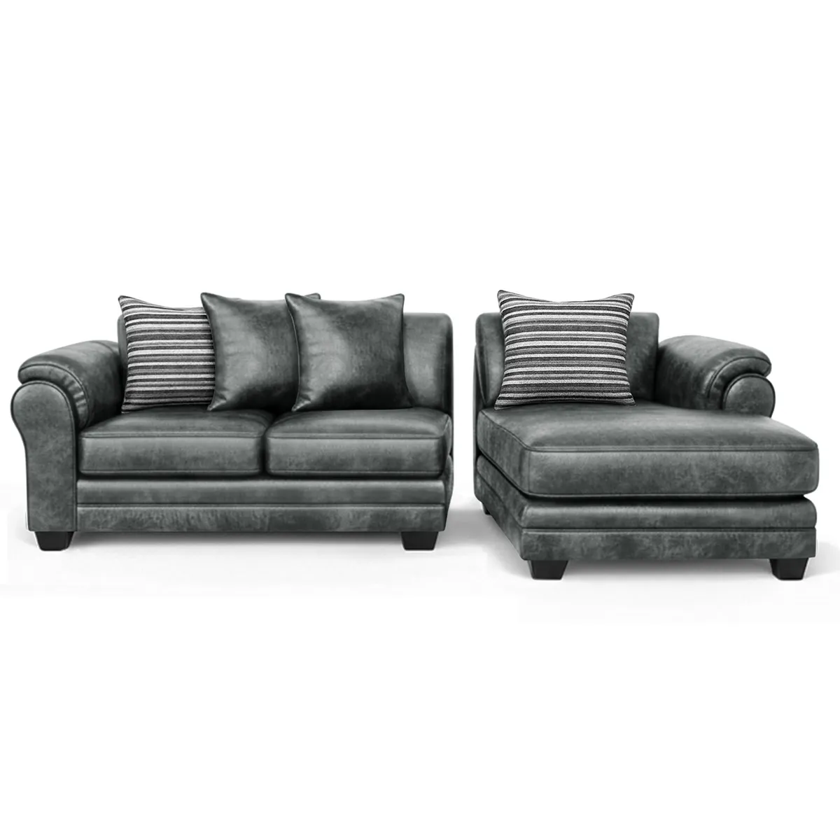 AMERICA DECORA - Sofá Seccional 4 Cuerpos XL Con Resorte Estructural Grandón Envejecido