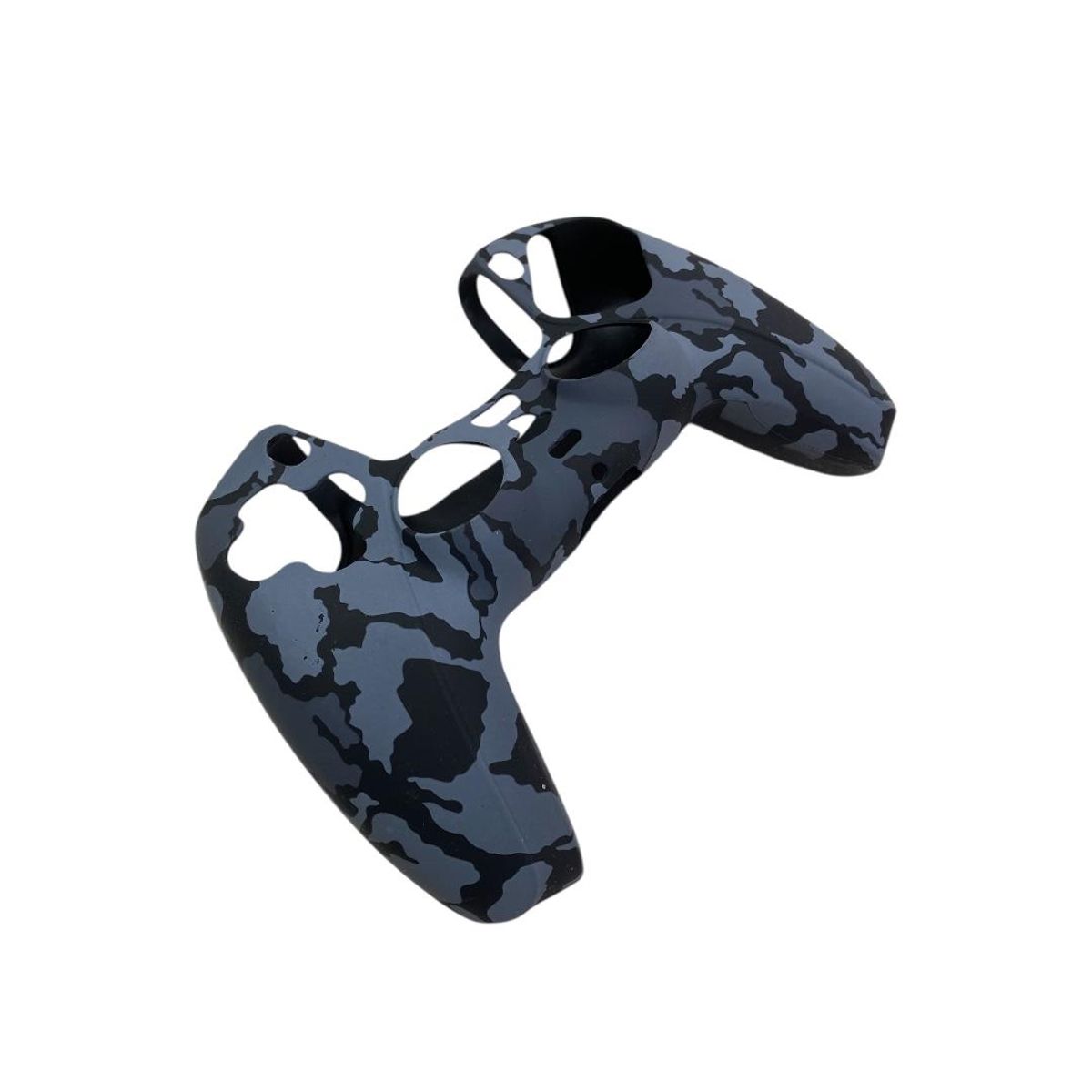 GENERICO - Funda Protectora Silicona Mando Compatible PlayStation MILITAR NEGRO