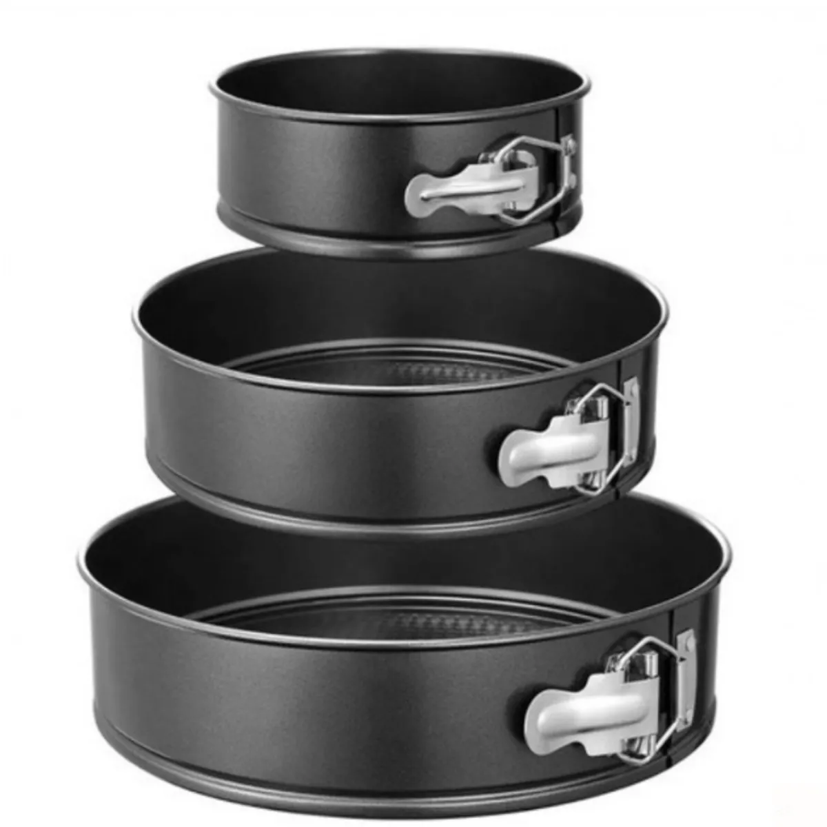 GENERICO - Set 3 Moldes Circulares Desmontables Antiadherentes