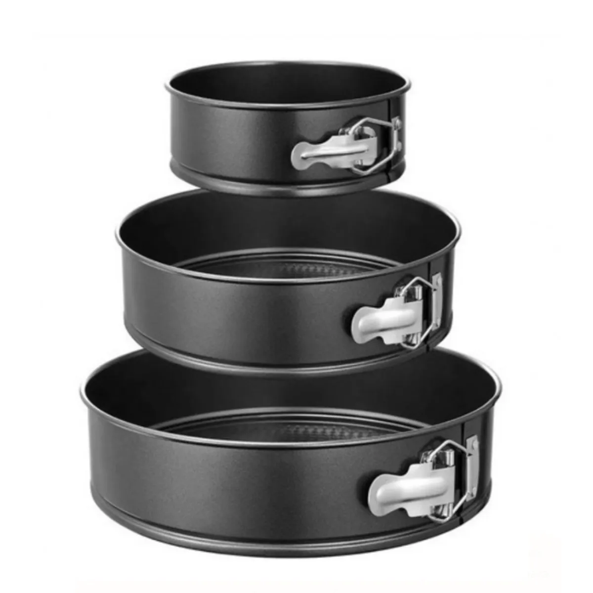 GENERICO - Set 3 Moldes Circulares Desmontables Antiadherentes