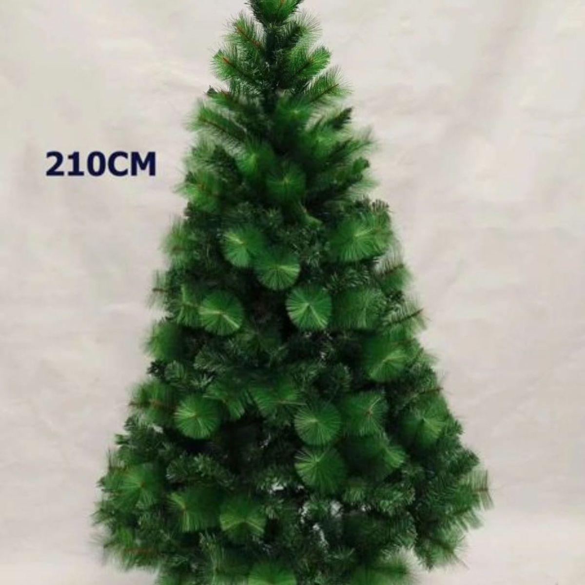 GENERICO - Arbol de Navidad Pino Verde Artificial con Ramas Mixtas 210 cm Alto