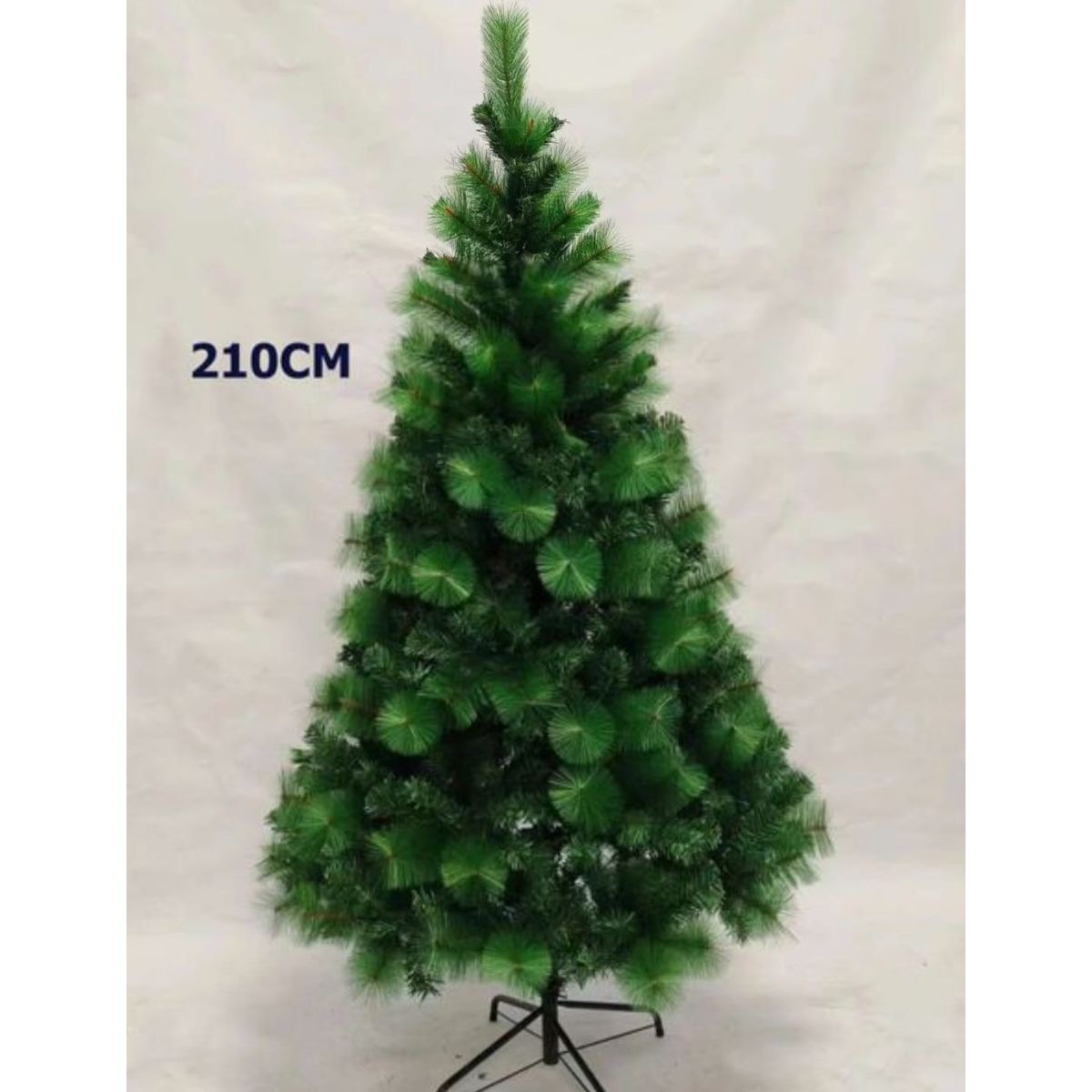 GENERICO - Arbol de Navidad Pino Verde Artificial con Ramas Mixtas 210 cm Alto