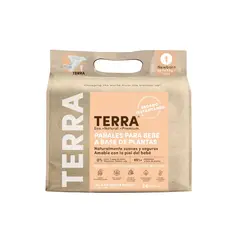 TERRA - Pañales Biodegradables Talla RN 24 uns
