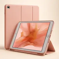 GENERICO - IPad Case Rose Gold con slot Pencil para 10.2 y 10.5 pulgadas
