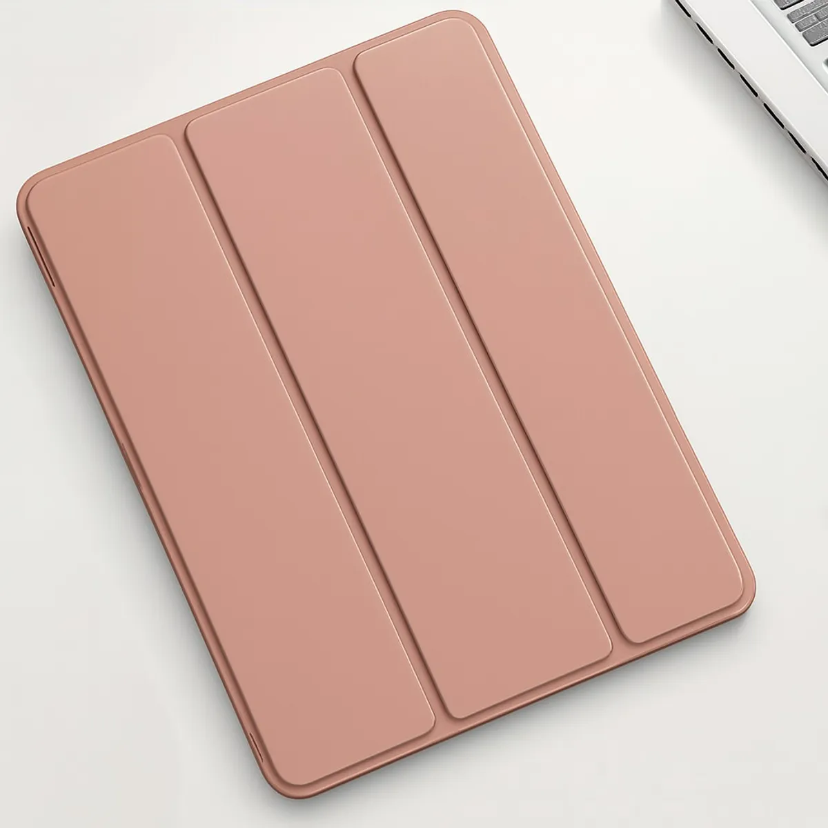 GENERICO - iPad Case Rose Gold con slot Pencil para 10.2 y 10.5 pulgadas