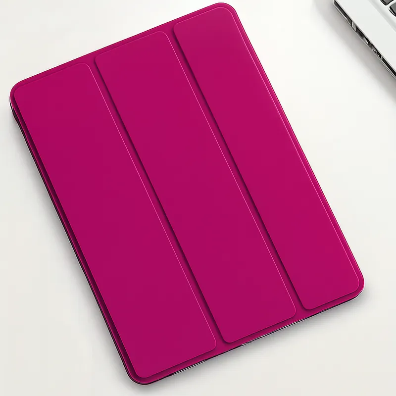 GENERICO - iPad Case Magenta con slot Pencil para 10.2 y 10.5 pulgadas