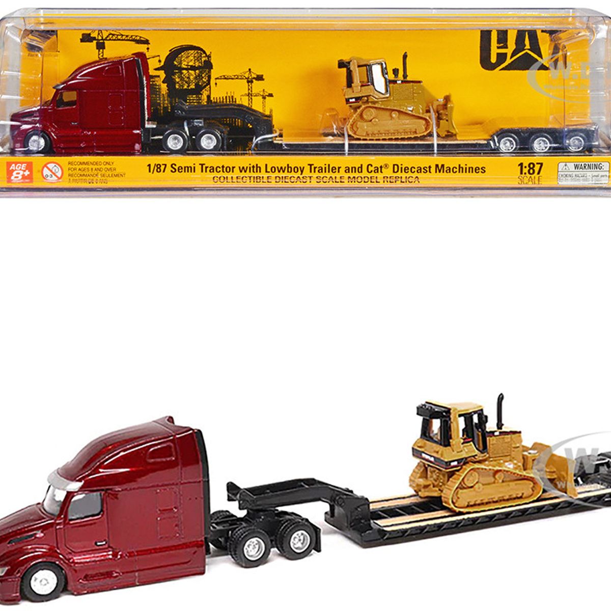 DIECAST MASTER - Camion Remolque Peterbilt 84419 1:87 Diecast Machines