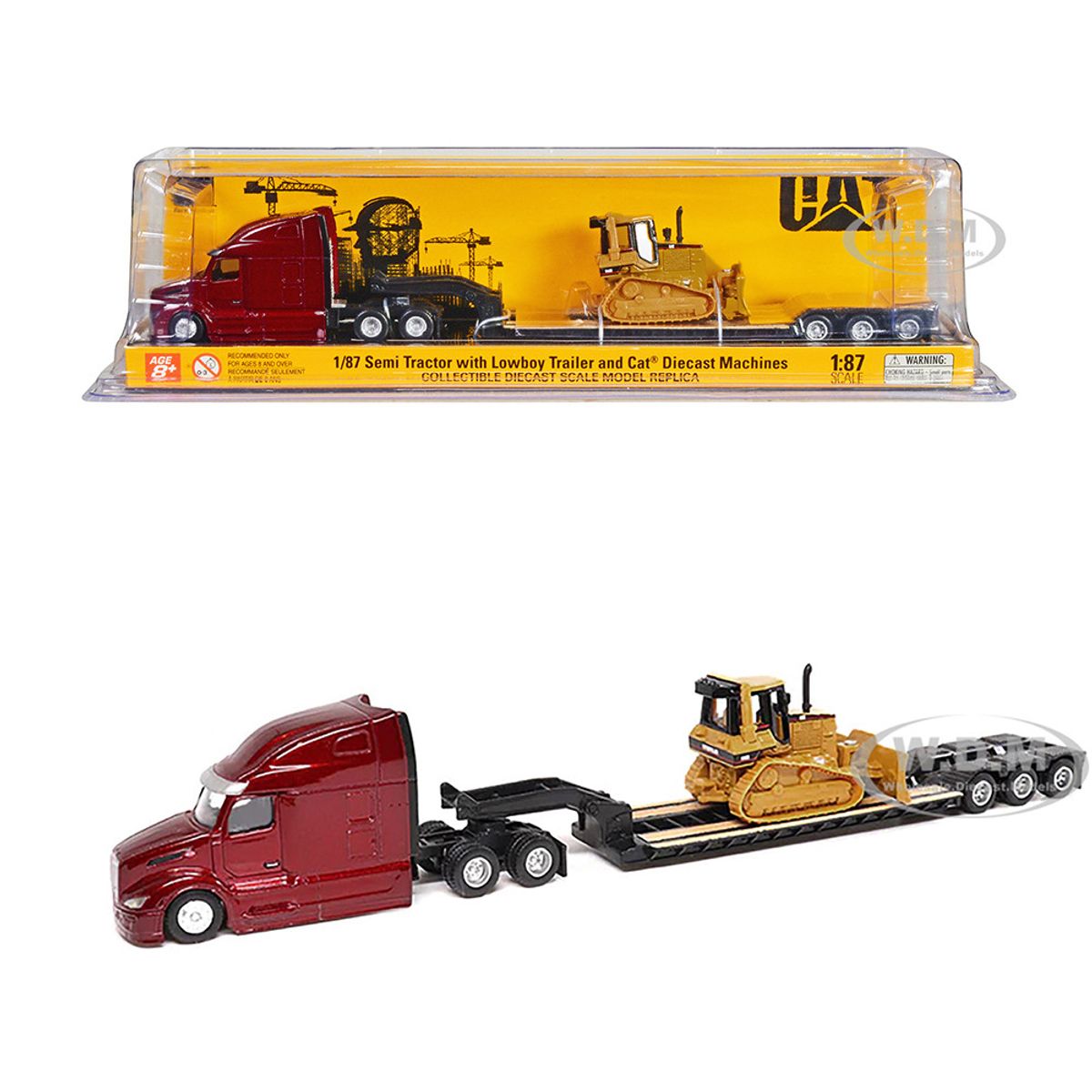 DIECAST MASTER - Camion Remolque Peterbilt 84419 1:87 Diecast Machines