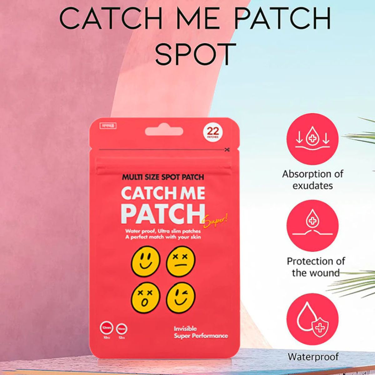 NICO MEDICAL - Parches Hidrocoloides Calmantes Antiacné Cosmético Coreano 22 Unidades