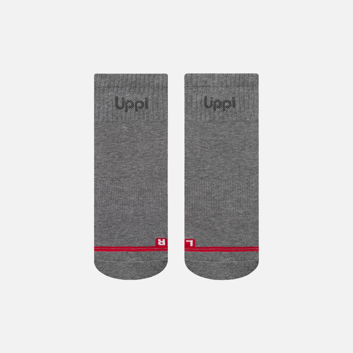 LIPPI - Calcetines Logo Lippi Pack Short Gris Lippi