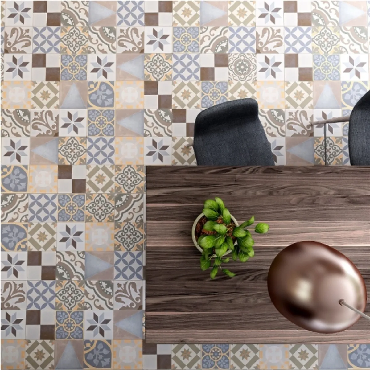 CORDILLERA - Cerámica 61x61 cm Mix Color caja 2,58 mt2