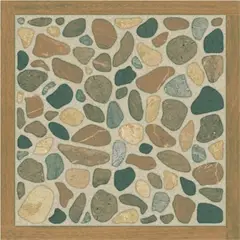 ALLPA - Cerámica 46x46 cm Pedregal Marrón 2,58 mt2