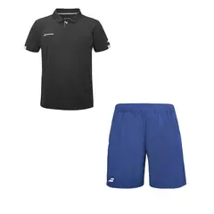 BABOLAT - CONJUNTO DE TENIS SHORT Y POLERA HOMBRE TALLA L