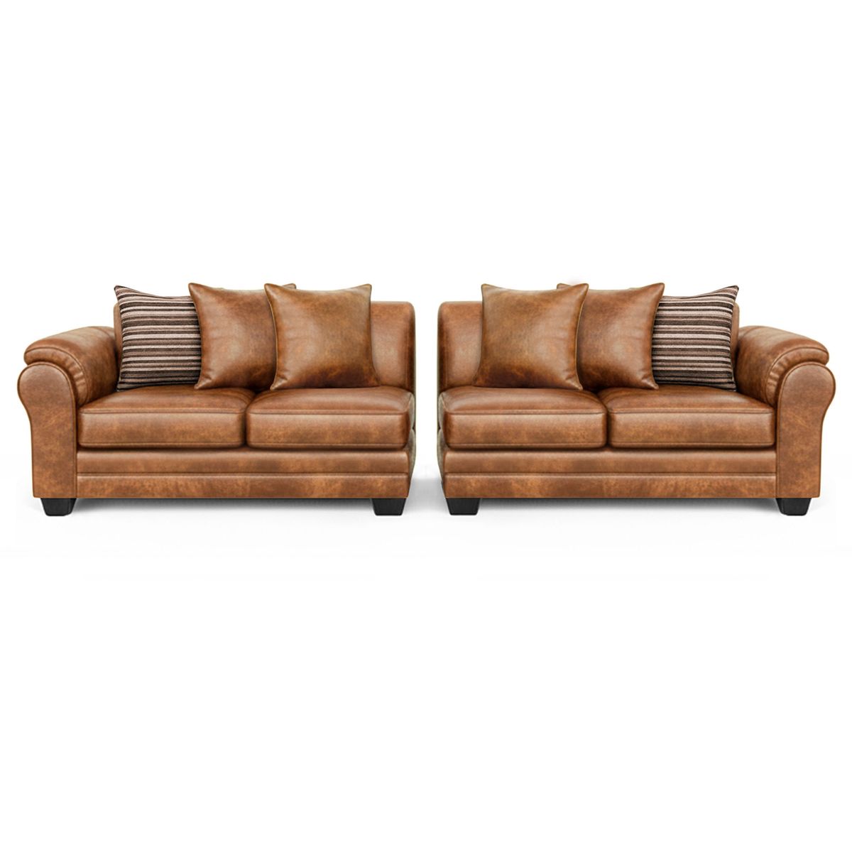 AMERICA DECORA - Sofá Seccional 5 Cuerpos XL Con Resorte Estructural Grandón Envejecido