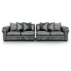 AMERICA DECORA - Sofá Seccional 5 Cuerpos XL Con Resorte Estructural Grandón Envejecido