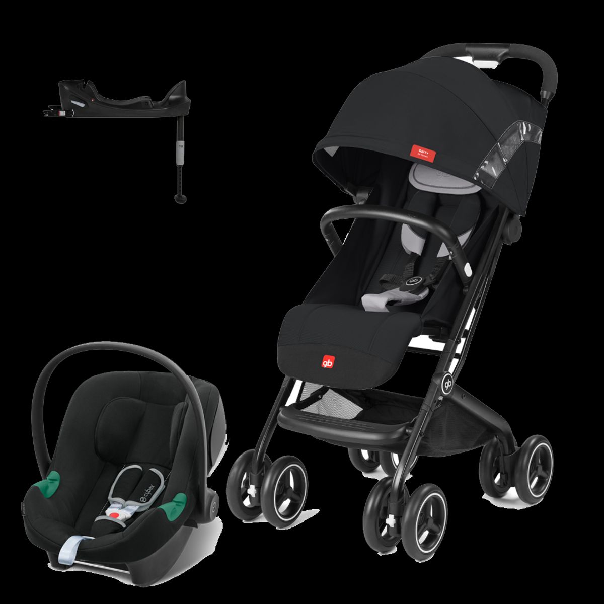 GB - Coche Travel System Qbit AT VB+Aton B2+Base