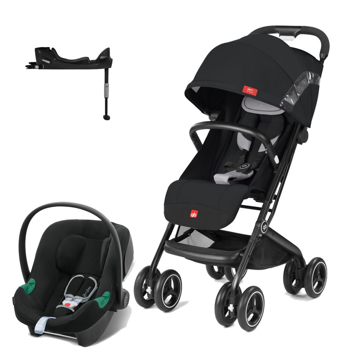 GB - Coche Travel System Qbit AT VB+Aton B2+Base