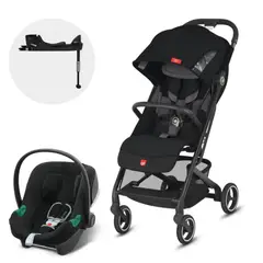 GB - Coche Travel System Qbit AC Black + Aton B2 + Base