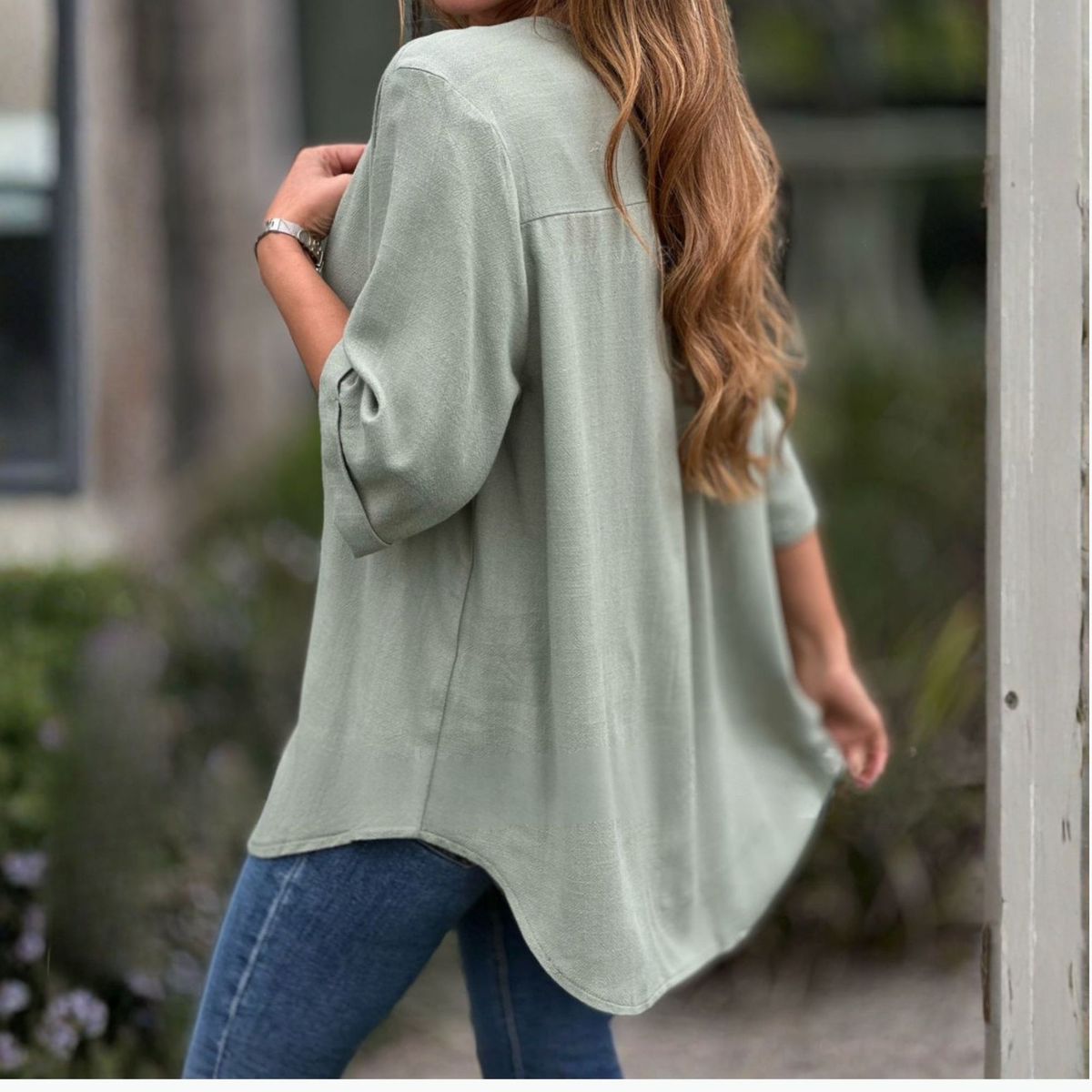 ARRAKASTA - Blusa oversize manga 34