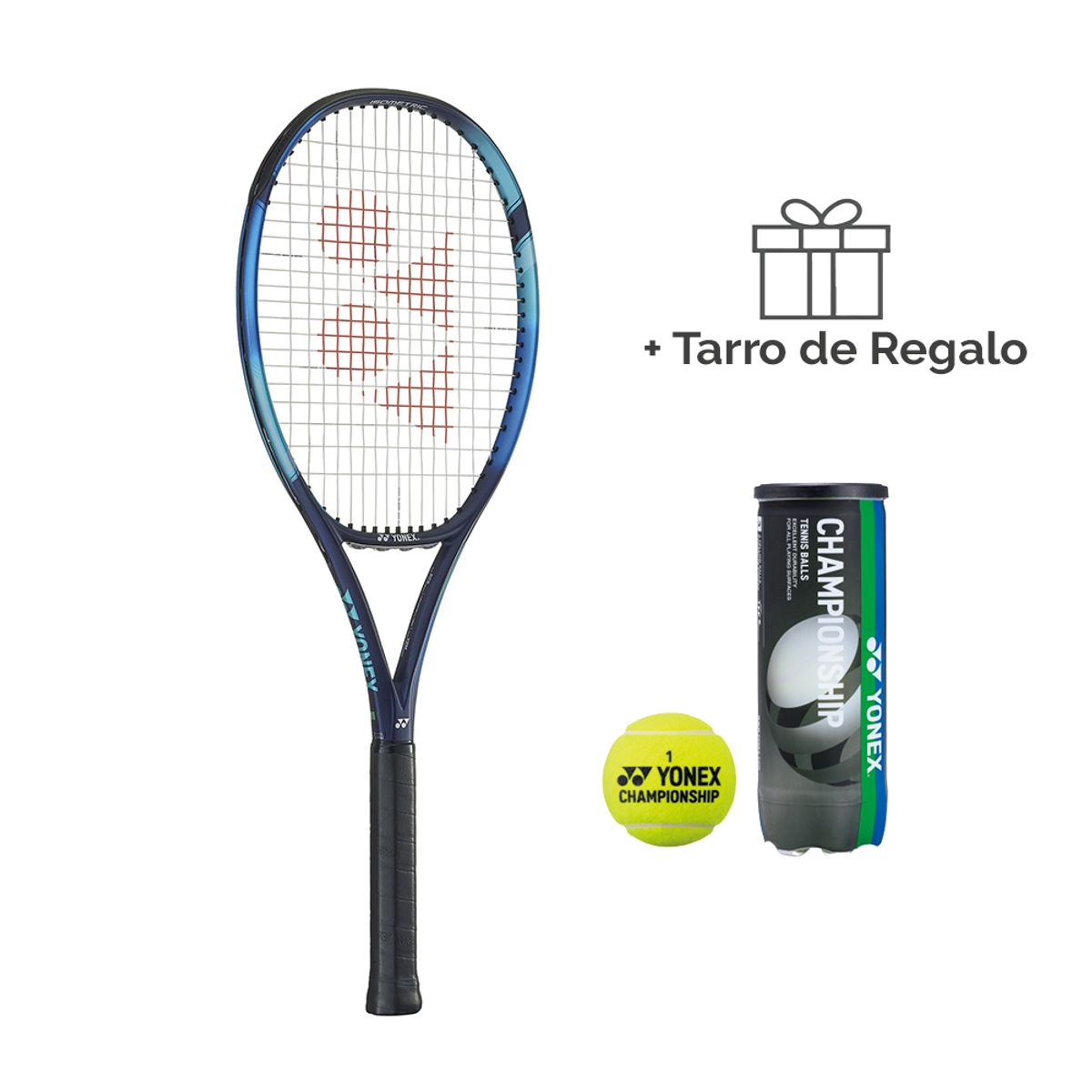 YONEX - Raqueta Tenis Yonex EZONE GAME SKY BLUE G 3/8 270 GR Encordada