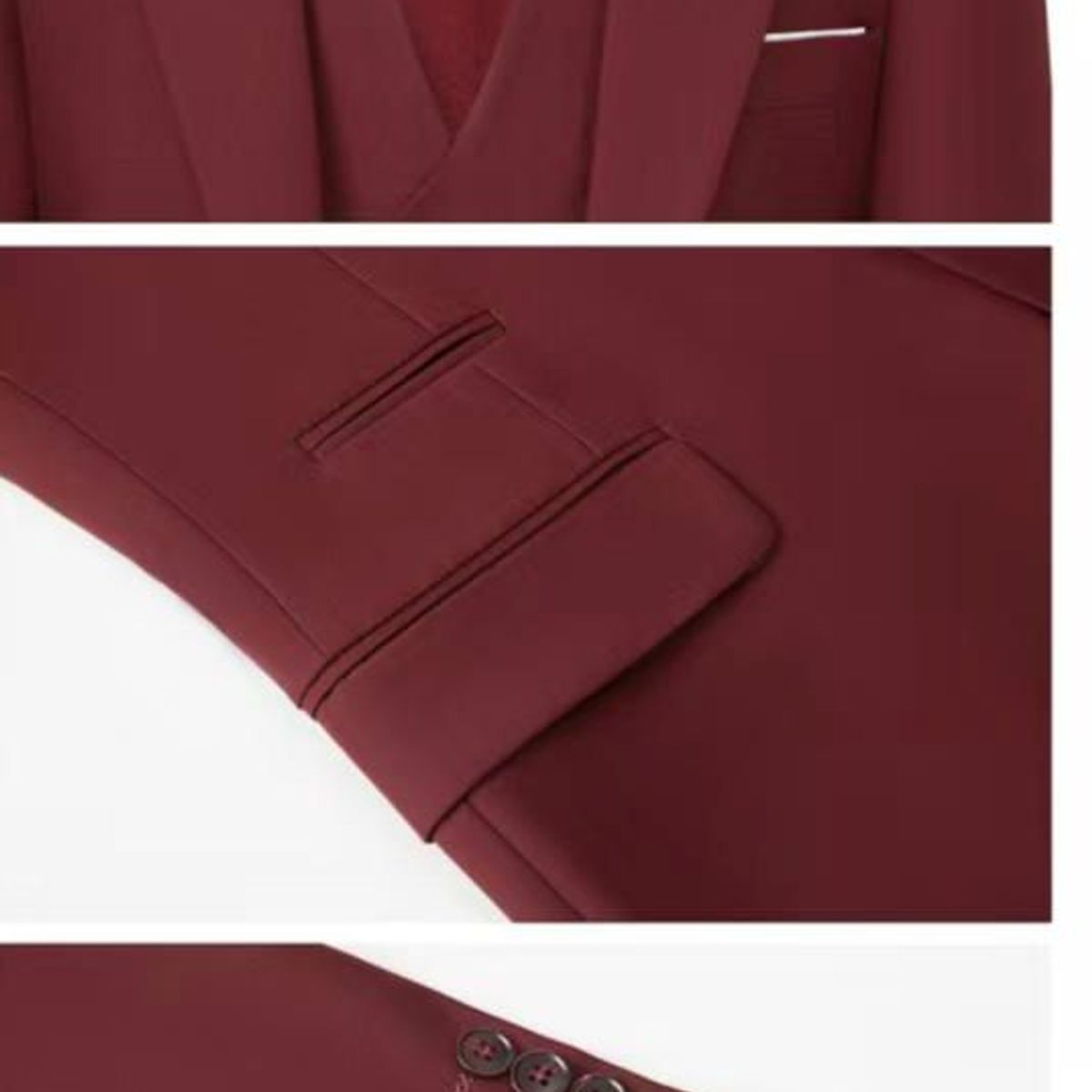 XPRESS RECHARGE - Traje Hombre Slim Fit 3 Piezas Azul Marino o Burdeo Formal Elegante