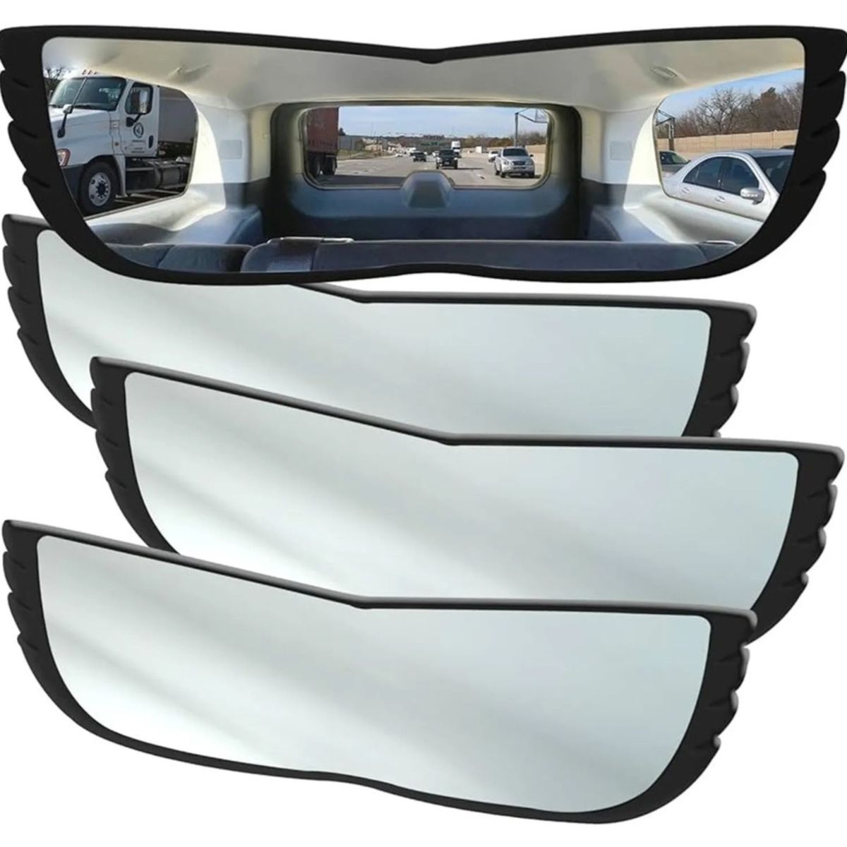 GENERICO - Retrovisor Panorámico Gran Angular para Auto