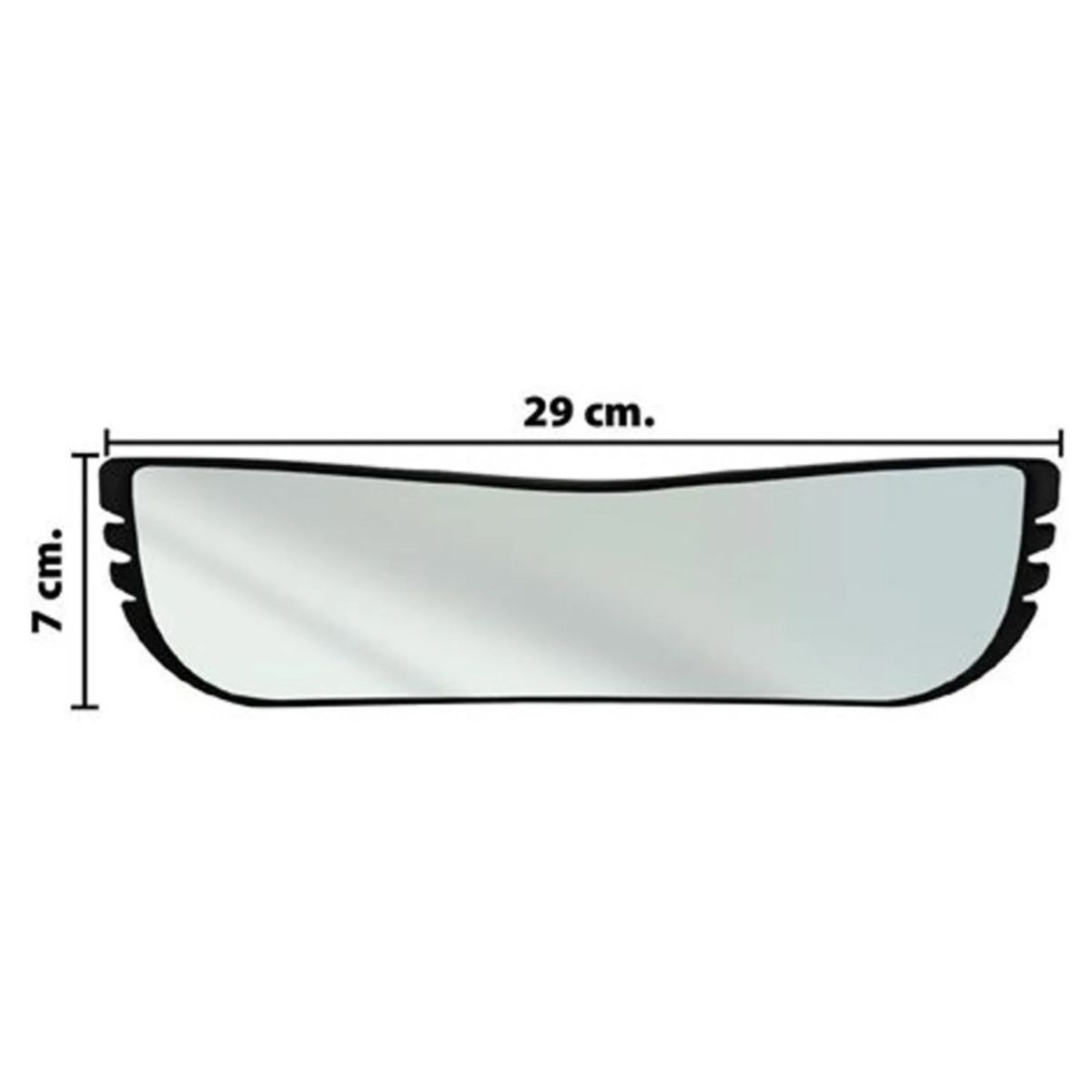 GENERICO - Retrovisor Panorámico Gran Angular para Auto