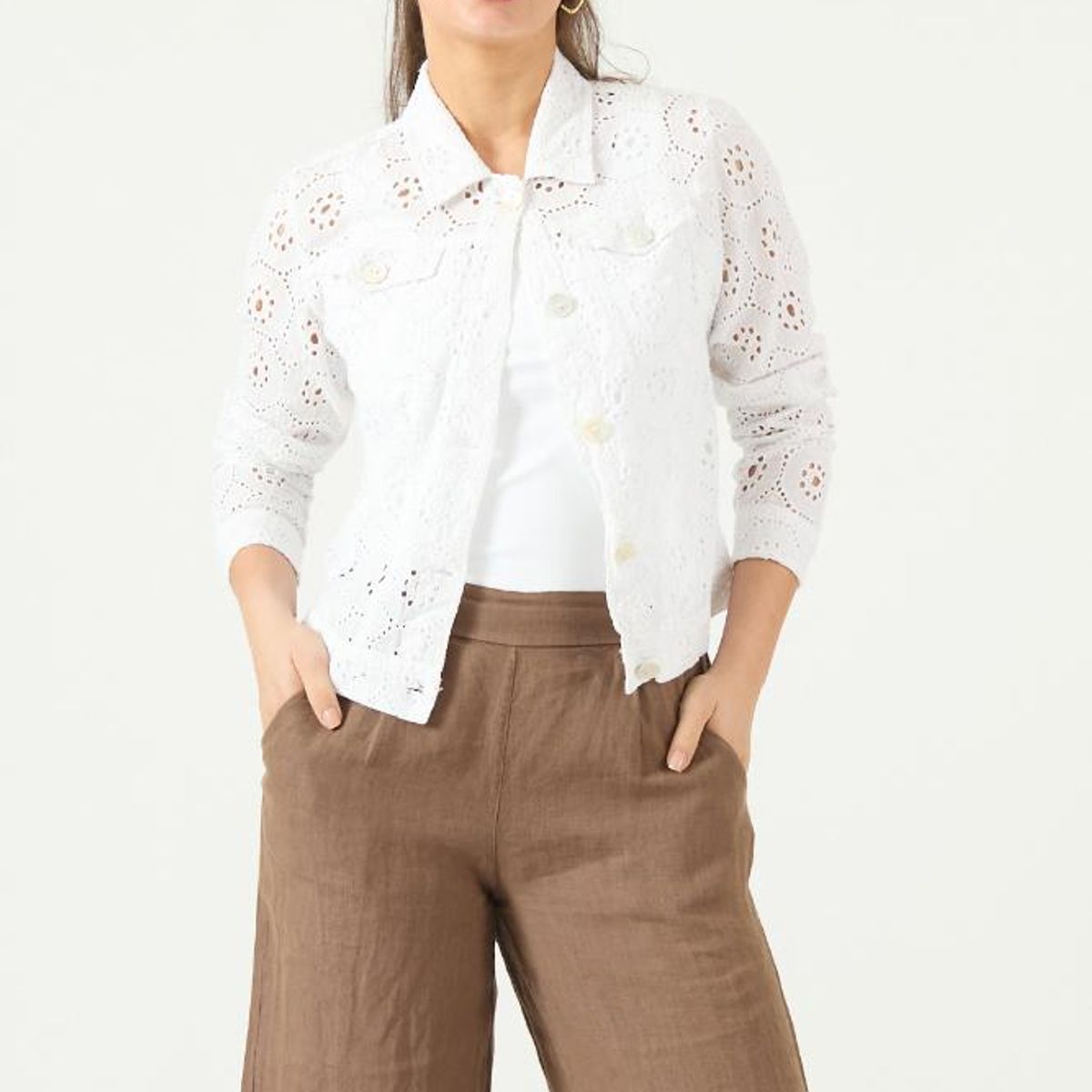 PRIVILEGE - Chaqueta blanca PRIVILEGE 3421