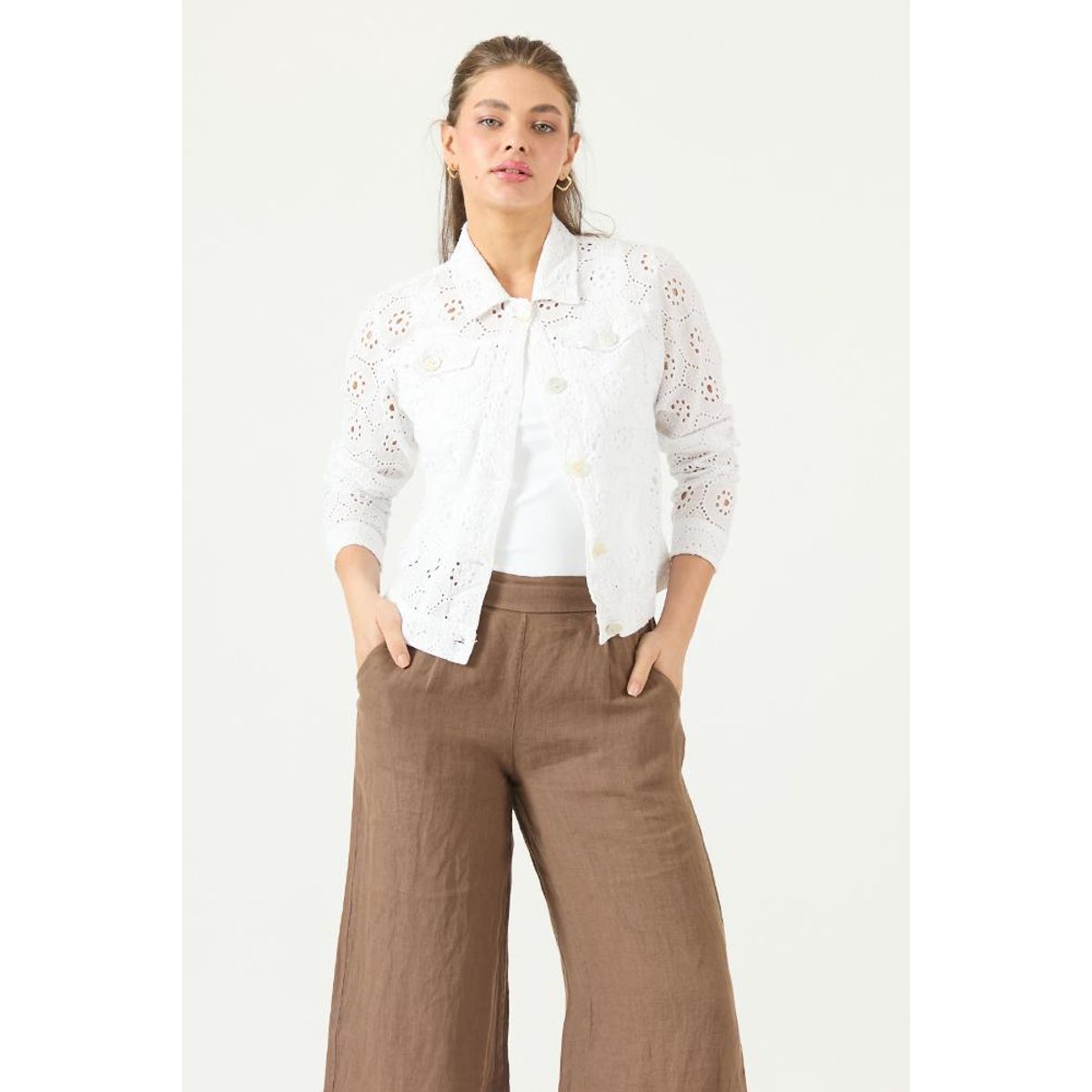 PRIVILEGE - Chaqueta blanca PRIVILEGE 3421