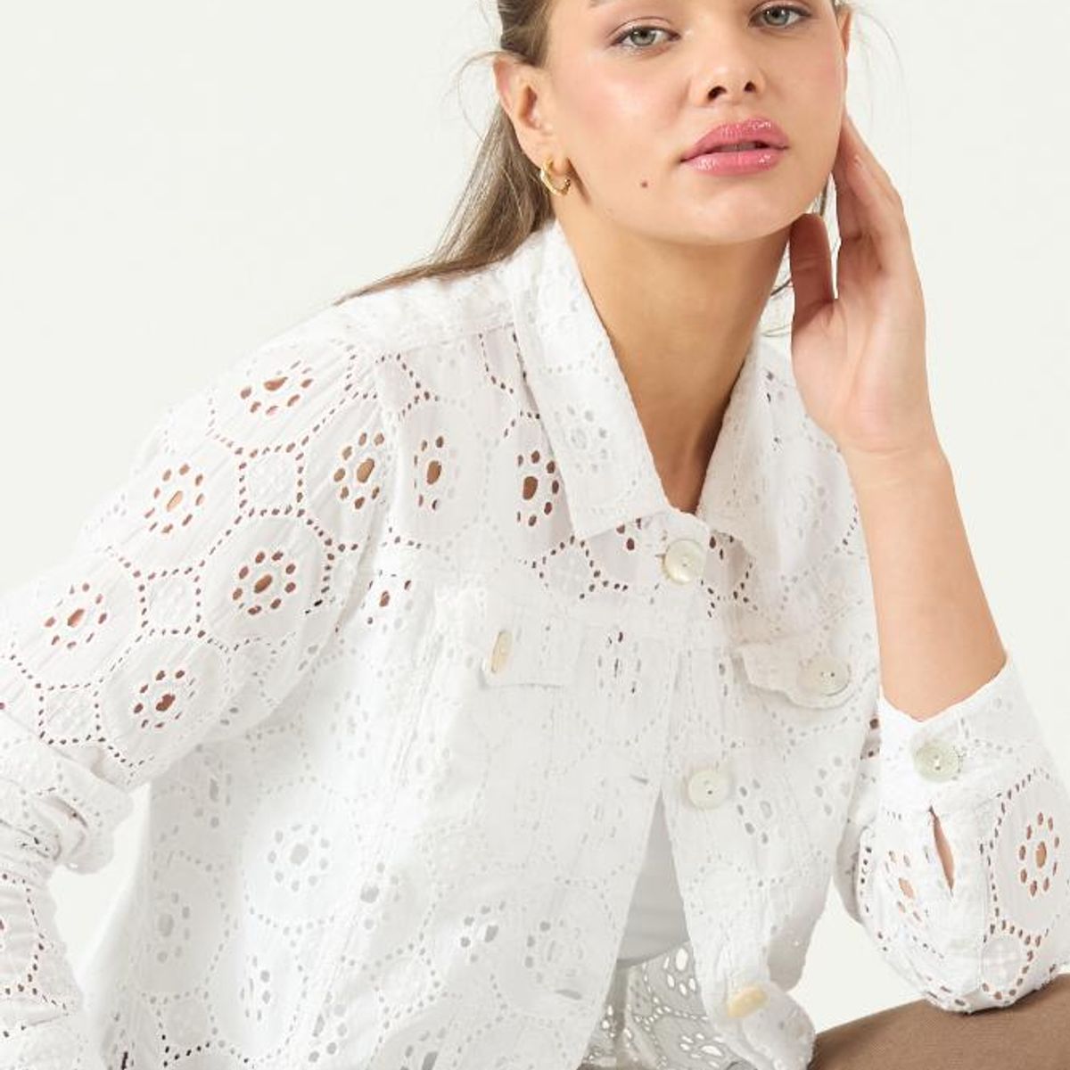 PRIVILEGE - Chaqueta blanca PRIVILEGE 3421