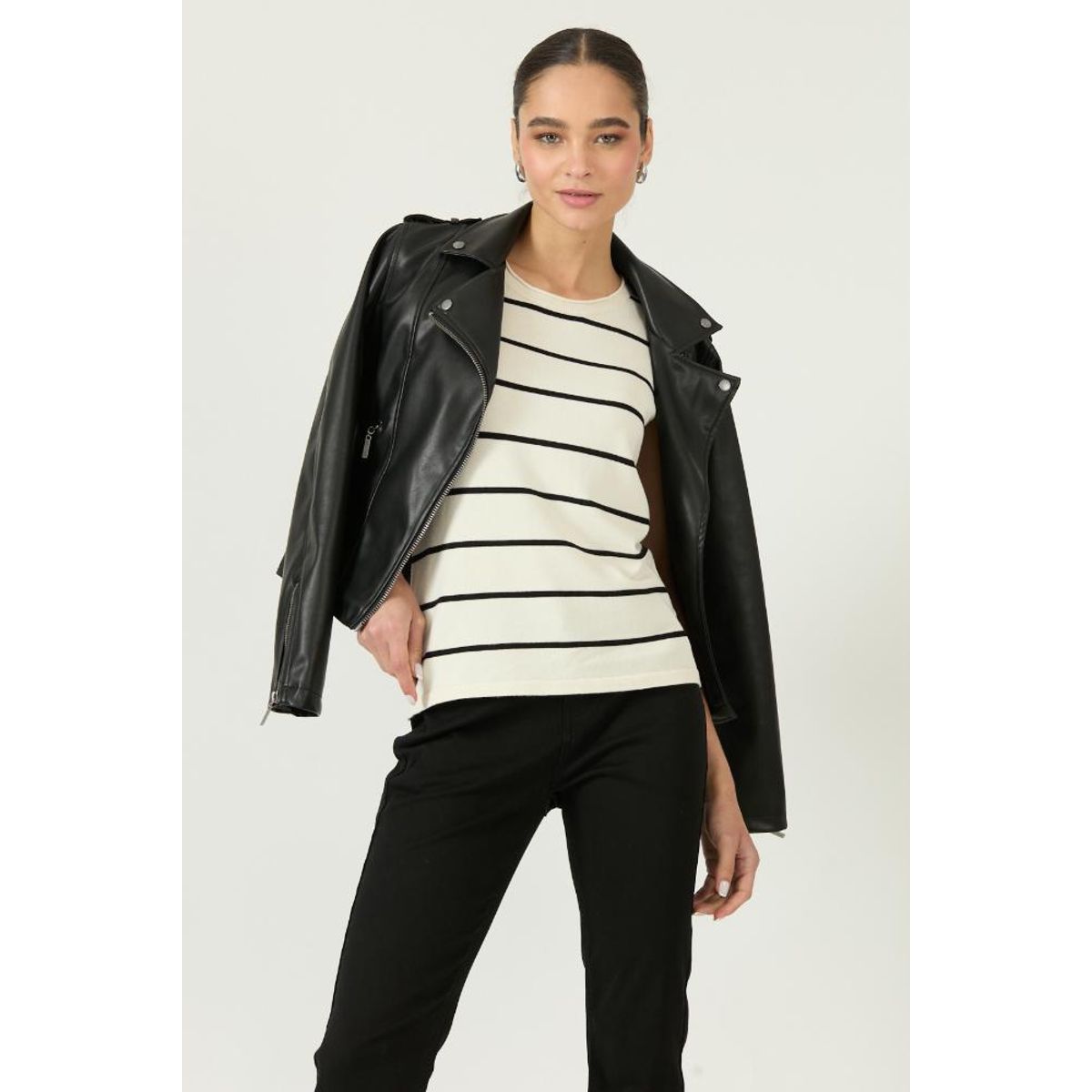 PRIVILEGE - Chaqueta negra 2852