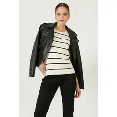 PRIVILEGE - Chaqueta negra 2852