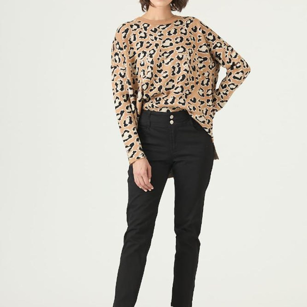 PRIVILEGE - Pantalon skinny negro PRIVILEGE 2602