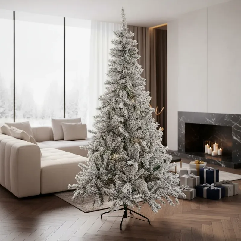 GENERICO - ARBOL NEVADO TRADICIONAL 150 Cm 300 RAMAS DECORATIVO MODERNO Gsol