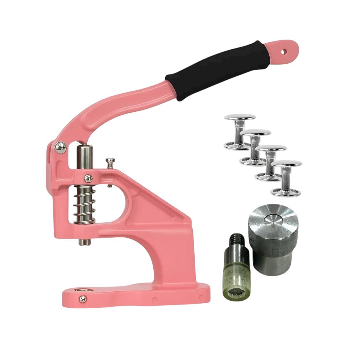 GENERICO - Prensa Remachadora + Matriz + 100 Remaches Dobles De 8 Mm