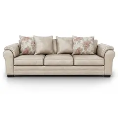 AMERICA DECORA - Sofá 4 Cuerpos XL Con Resorte Estructural Grandón Envejecido