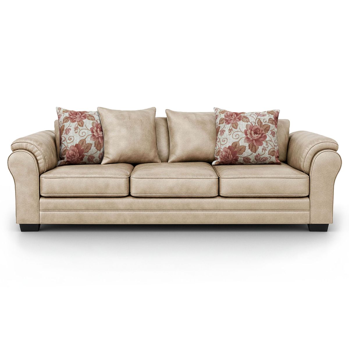 AMERICA DECORA - Sofá 4 Cuerpos XL Con Resorte Estructural Grandón Envejecido