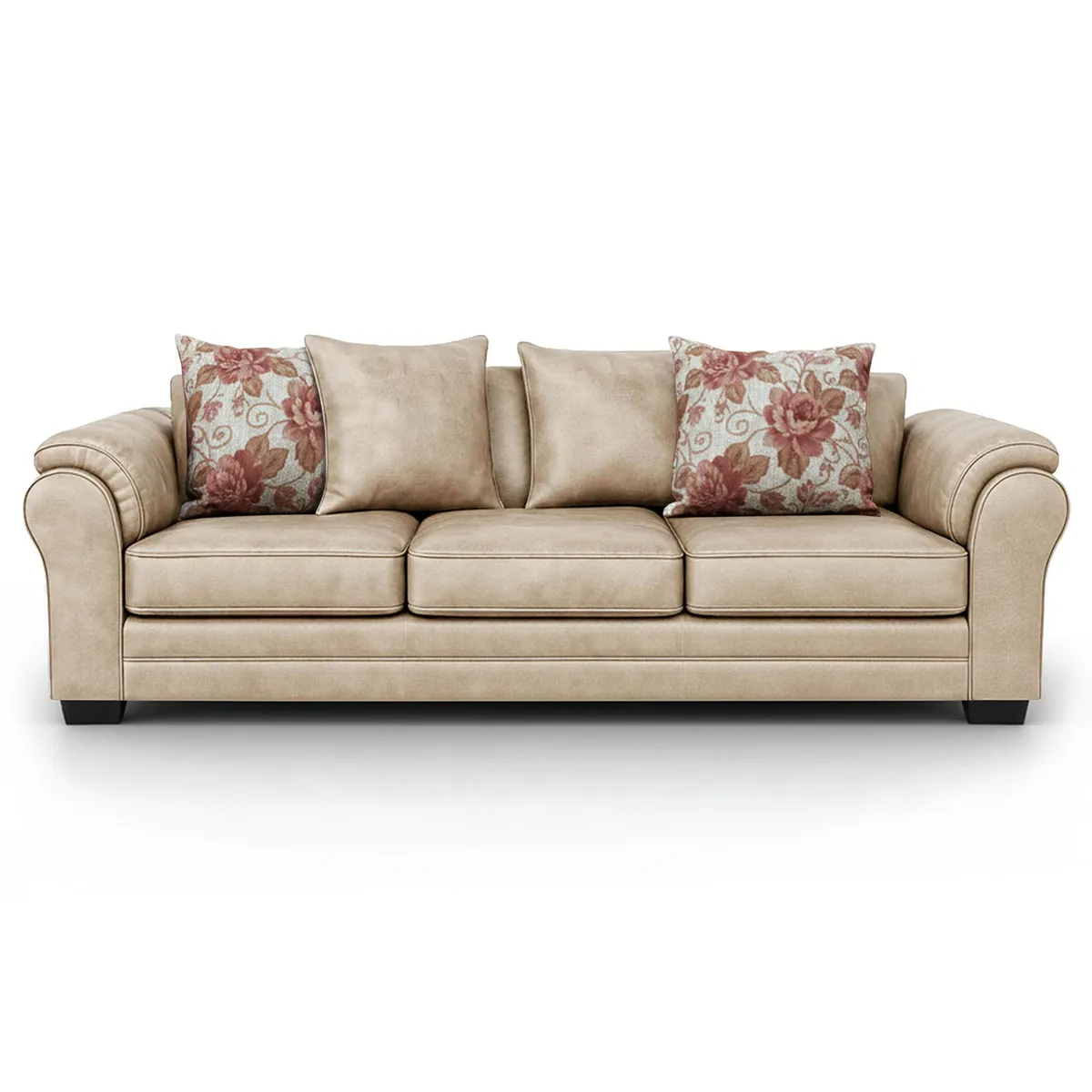 AMERICA DECORA - Sofá 4 Cuerpos XL Con Resorte Estructural Grandón Envejecido