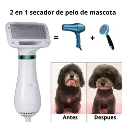GENERICO - Cepillo para Mascotas 2 en 1