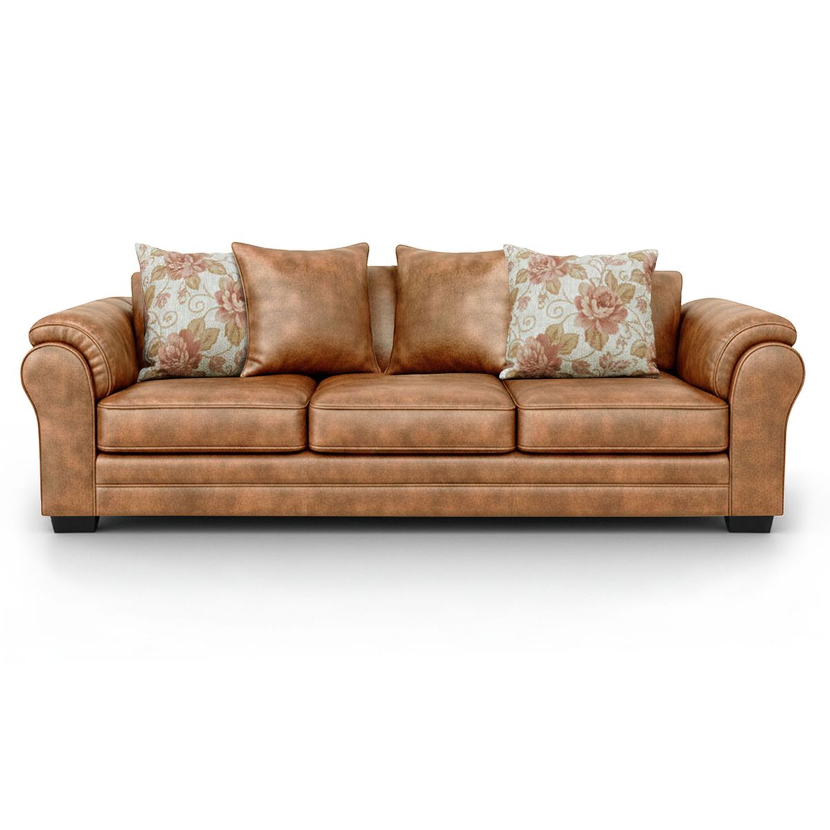 AMERICA DECORA - Sofá 4 Cuerpos XL Con Resorte Estructural Grandón Envejecido