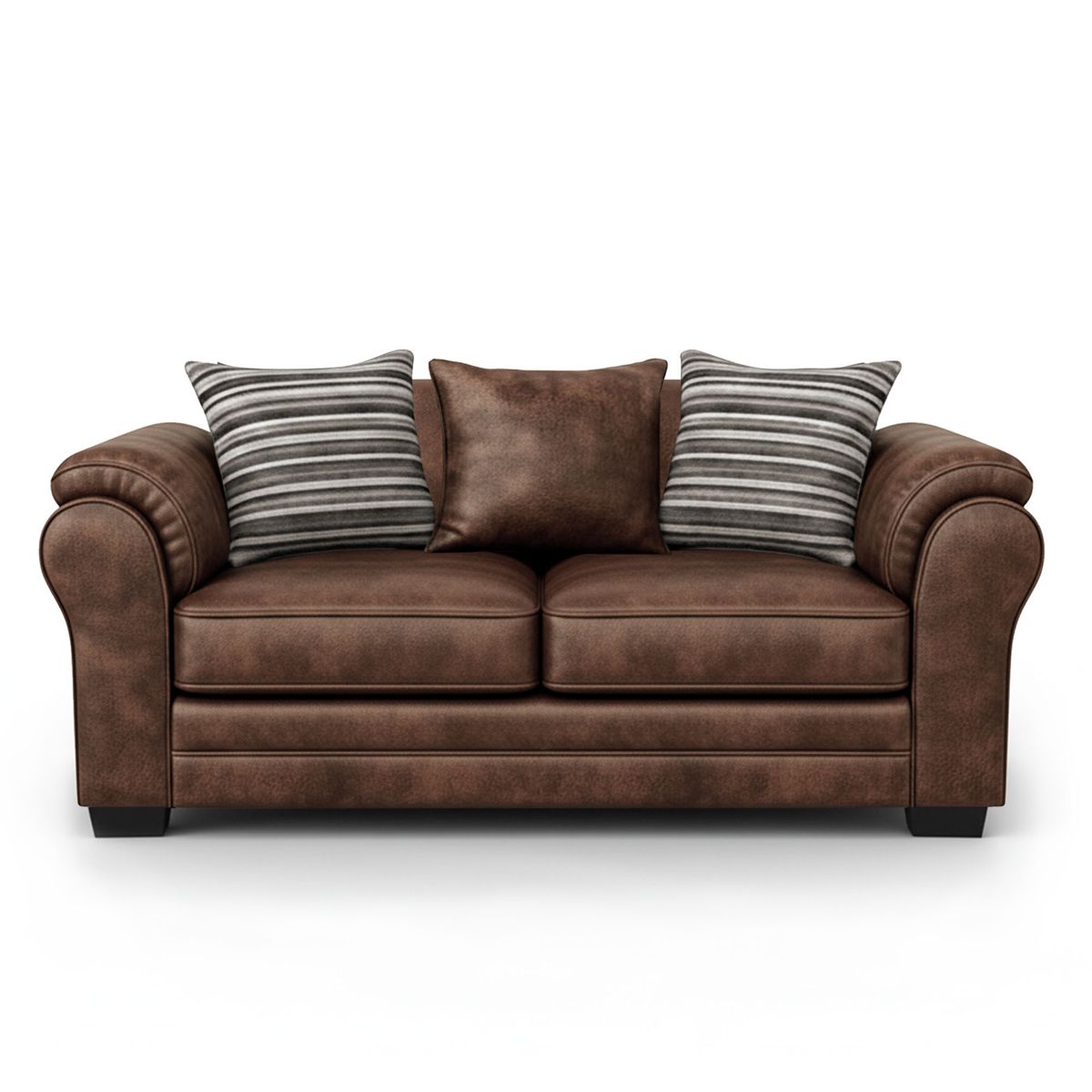 AMERICA DECORA - Sofá 3 Cuerpos XL Con Resorte Estructural Grandón Envejecido