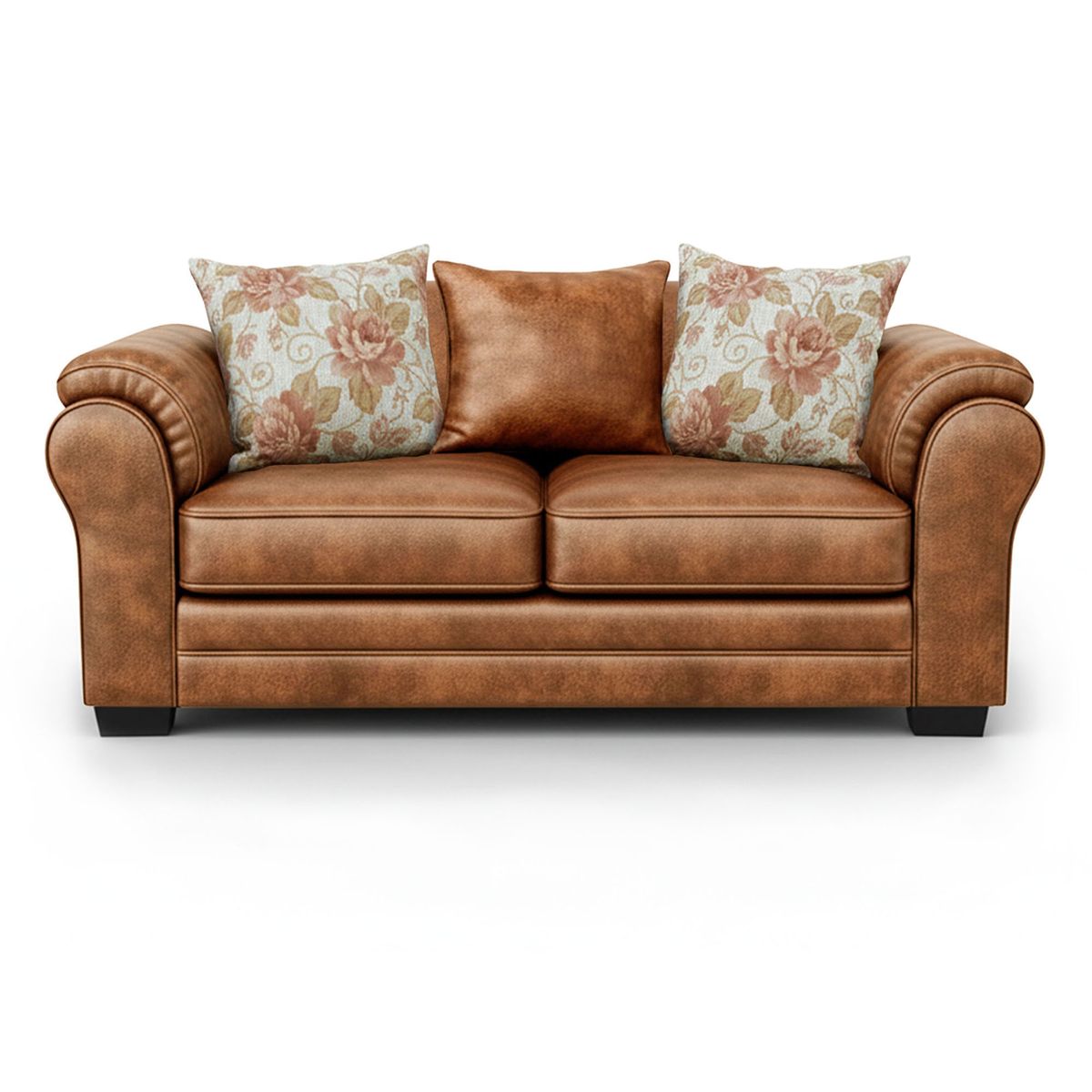 AMERICA DECORA - Sofá 3 Cuerpos XL Con Resorte Estructural Grandón Envejecido