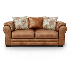 AMERICA DECORA - Sofá 3 Cuerpos XL Con Resorte Estructural Grandón Envejecido