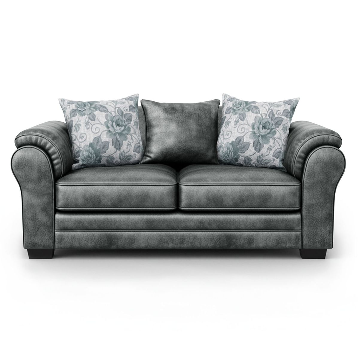 AMERICA DECORA - Sofá 3 Cuerpos XL Con Resorte Estructural Grandón Envejecido