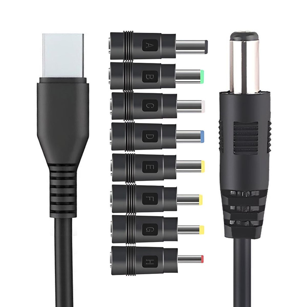 EON - Adaptador USB C 5v A 12v Múltiples Plug De Salida